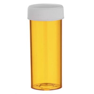 Vial - 8 Dram Amber Screw / 31.5ml