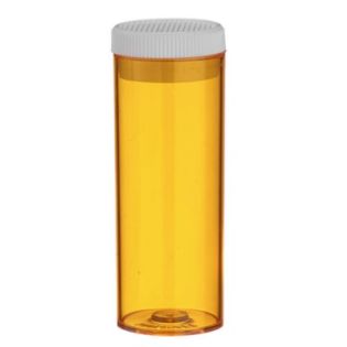 Vial -  8 Dram Amber Push / 27.5ml